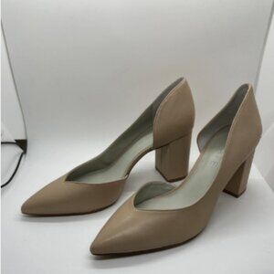 Nordstrom 1.state safety pumps size 12M/44  women's classic block heels in Beige